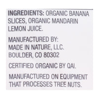 Made In Nature - Banana Dried - Case Of 6-12 Oz