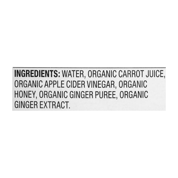 Bragg - Acv Shot Carrot Ginger - Case Of 4-2 Fz