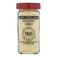 Morton And Bassett 100% Organic Seasoning - Sesame Seed - 2.4 Oz - Case Of 3