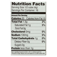 Edwards And Sons Natural Bouillon Cubes - Veggie - Low Sodium - 2.2 Oz - Case Of 12