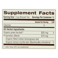 Traditional Medicinals Organic Golden Green Tea - 16 Tea Bags - Case Of 6