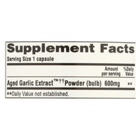 Kyolic - Aged Garlic Extract Cardiovascular Extra Strength Reserve - 60 Capsules