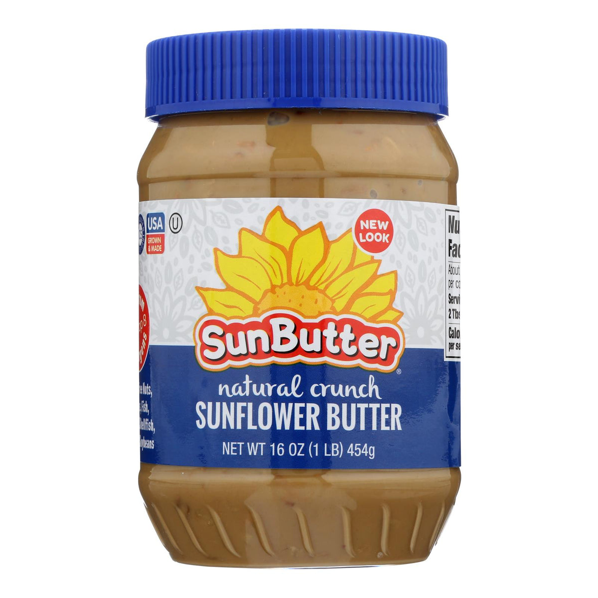 Sunbutter Sunflower Butter - Natural Crunch - Case Of 6 - 16 Oz.