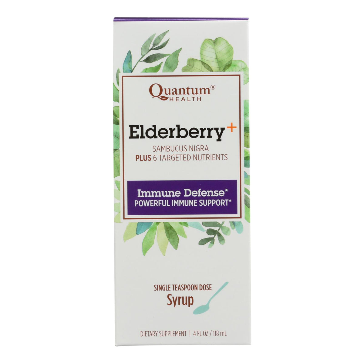 Quantum Elderberry Syrup - 4 Fl Oz