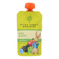 Peter Rabbit Organics Fruit Snacks - Apple And Grape - Case Of 10 - 4 Oz.