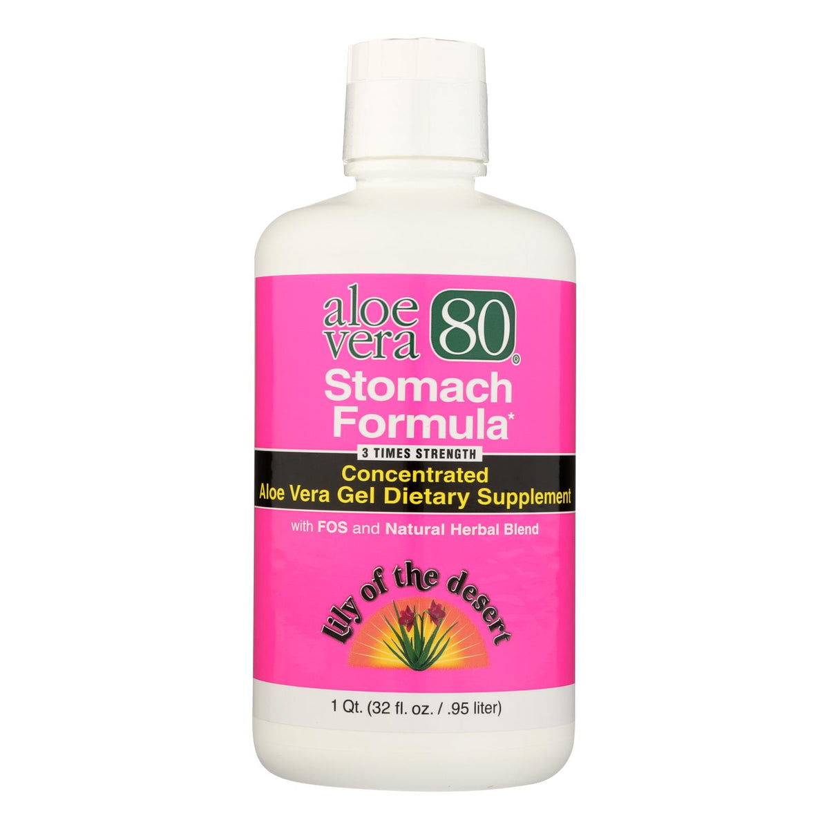 Lily Of The Desert - Aloe Vera 80 Stomach Formula - 32 Fl Oz