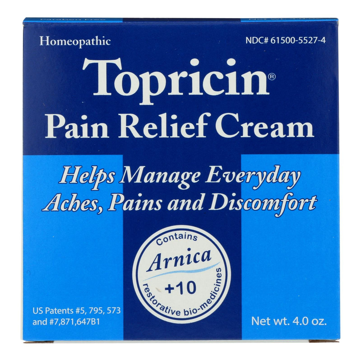 Topricin Topricin Cream Jar - 4 Oz