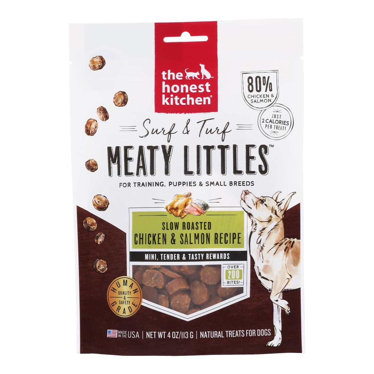 The Honest Kitchen - Meaty Littles Chicken Slmn - Case Of 6-4 Oz