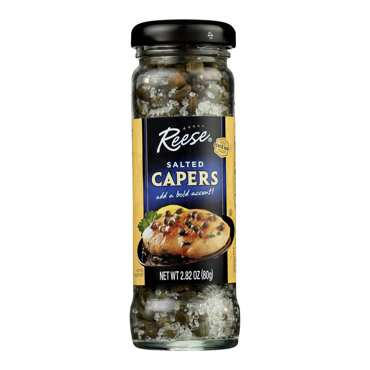 Reese Salted Capers  - Case Of 12 - 2.82 Oz.