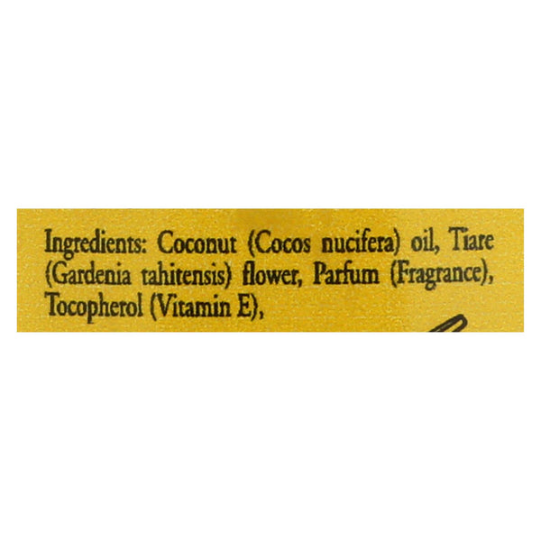 Monoi Tiare Tahiti Coconut Oil Vanilla - 4 Fl Oz