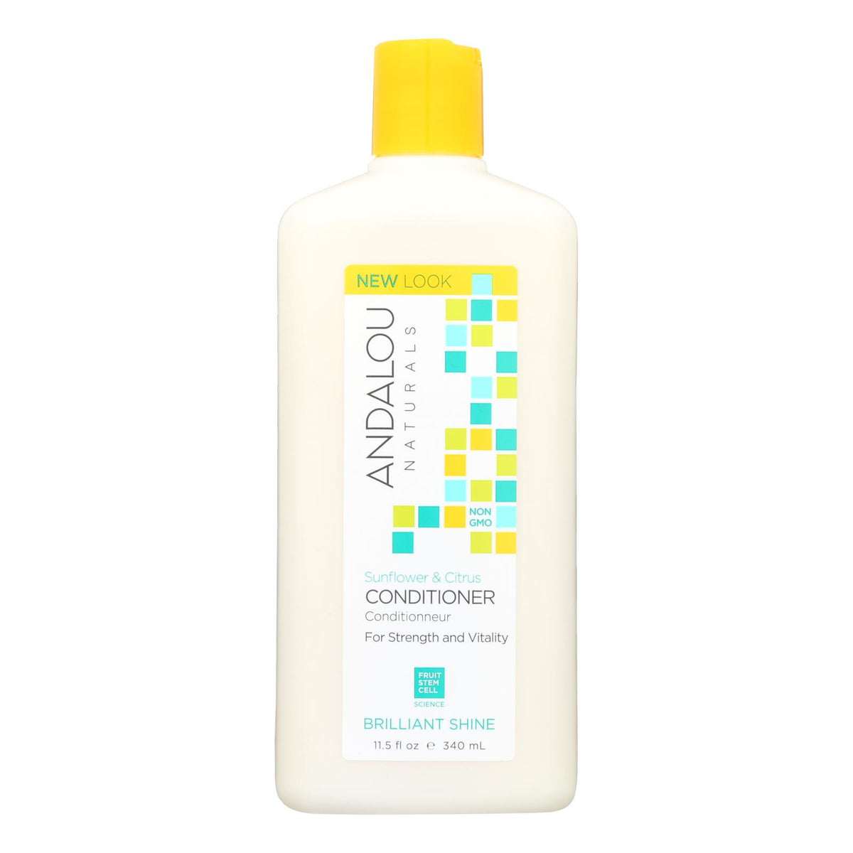 Andalou Naturals Brilliant Shine Conditioner Sunflower And Citrus - 11.5 Fl Oz