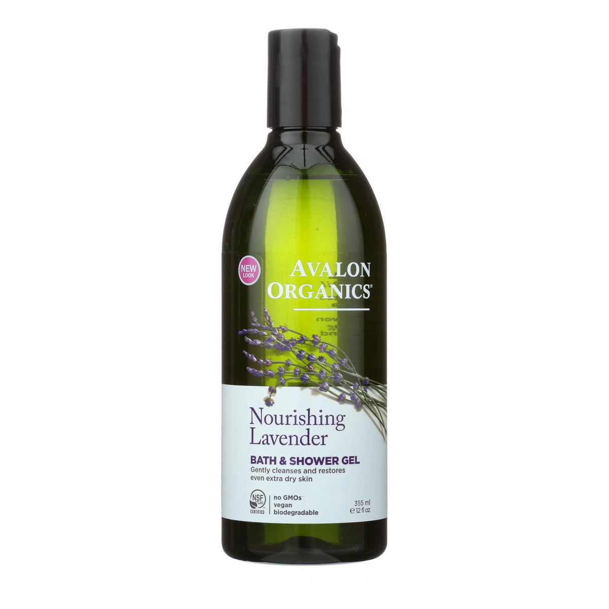 Avalon Organics Bath And Shower Gel Lavender - 12 Fl Oz