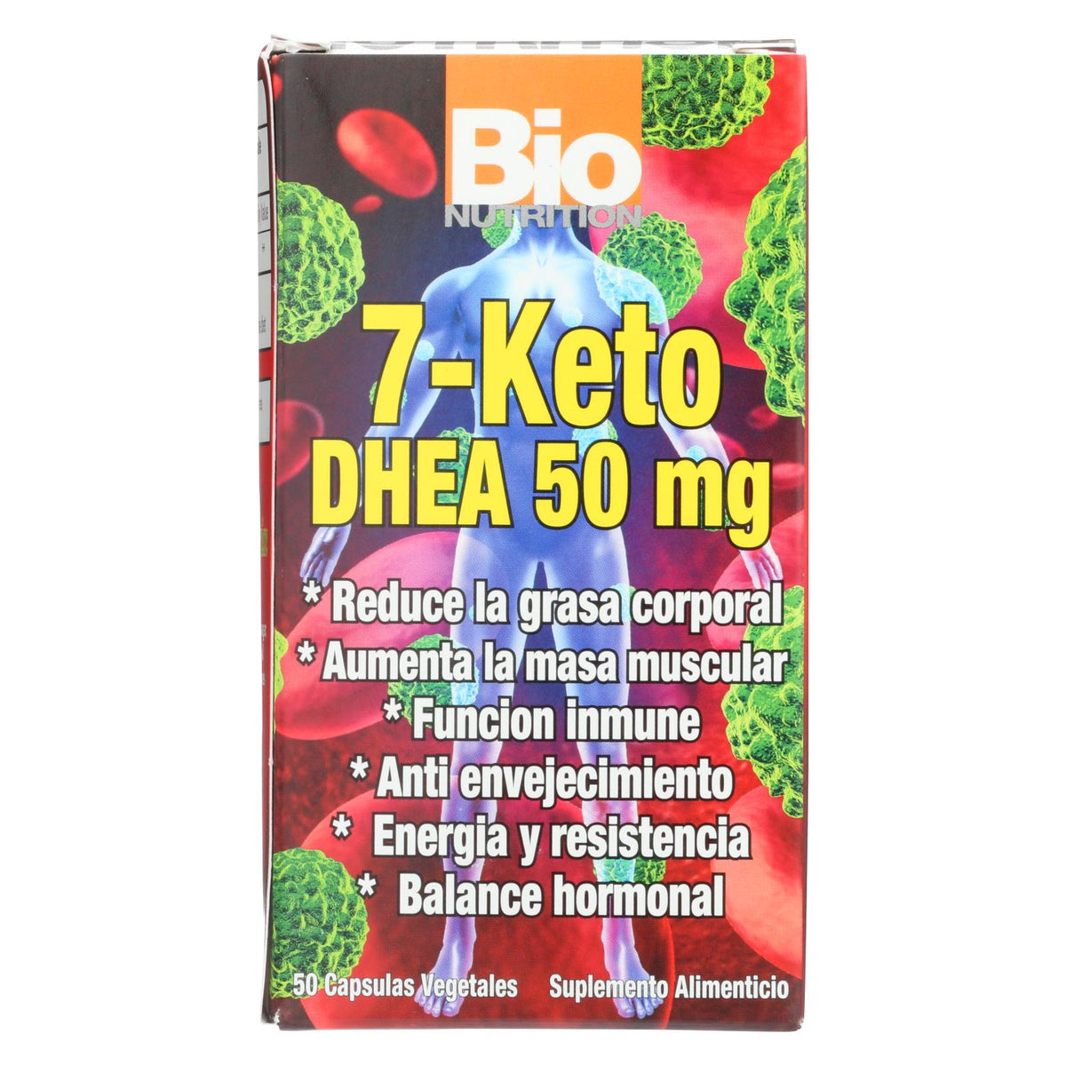 Bio Nutrition - 7 Keto Dhea 50 Mg - 50 Vegetarian Capsules