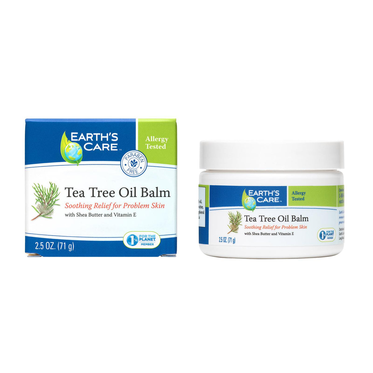 Earth's Care Tea Tree Oil Balm - 2.5 Oz