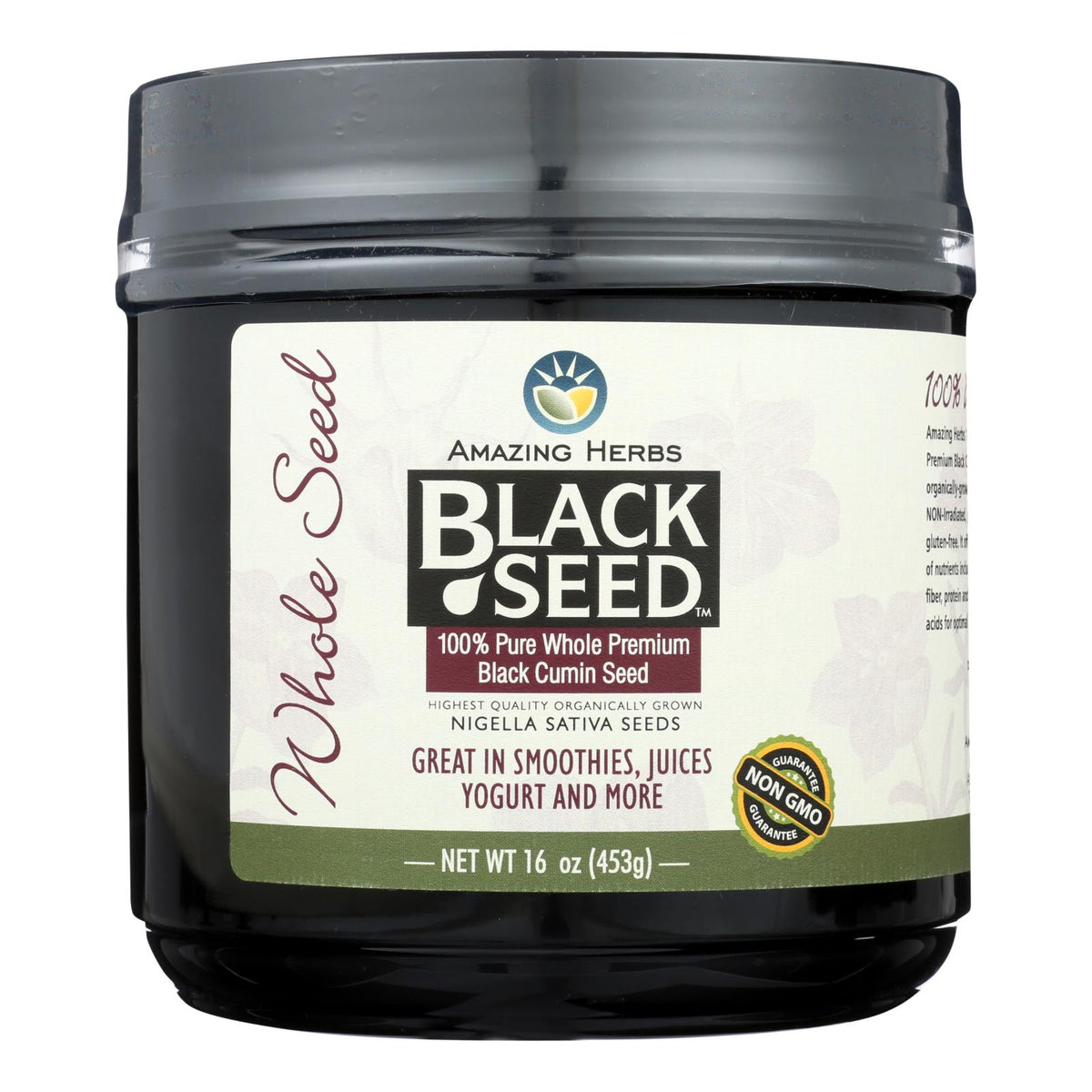 Amazing Herbs - Black Seed Whole Seed - 16 Oz