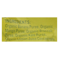 Peter Rabbit Organics Veggie Snacks - Kale Broccoli And Mango With Banana - Case Of 10 - 4.4 Oz.