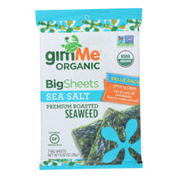 Gimme Organic Wrap N' Roll - Sea Salt - Case Of 10 - 0.92 Oz.