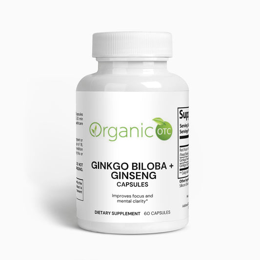 Ginkgo Biloba + Ginseng - Organic OTC