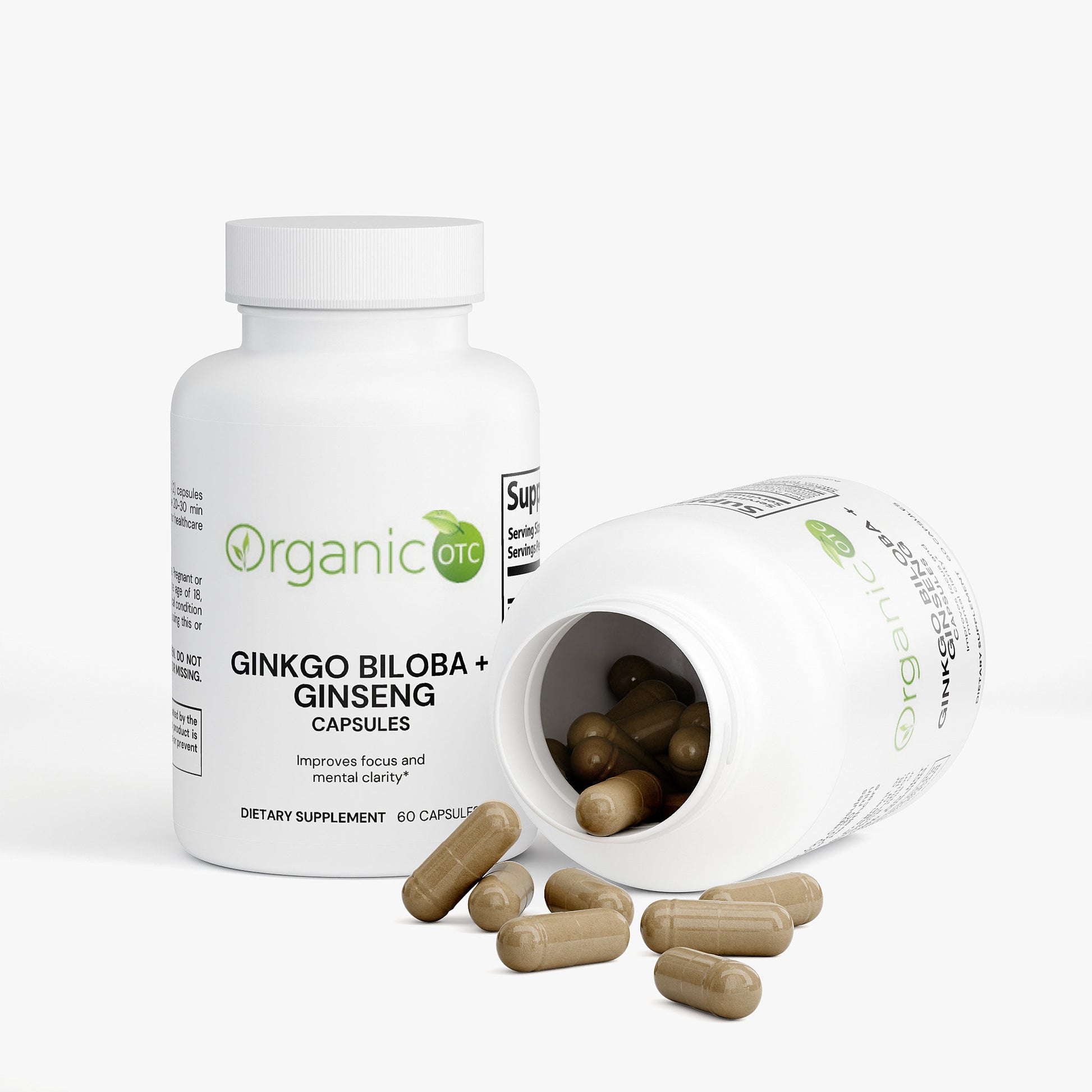Ginkgo Biloba + Ginseng - Organic OTC