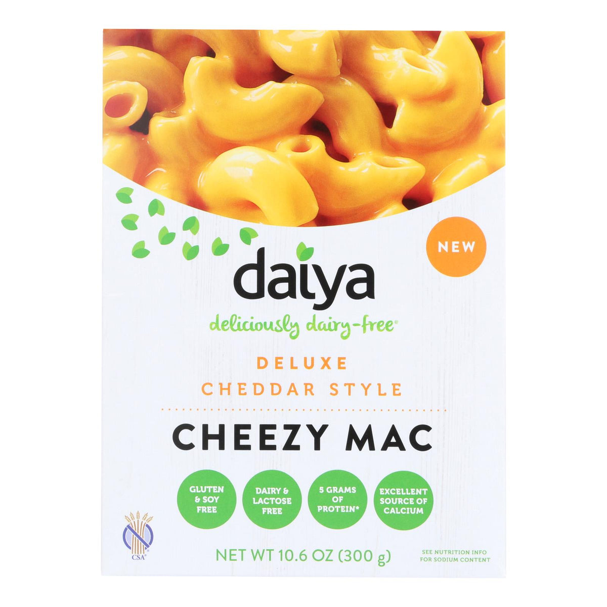 Daiya Foods - Cheezy Mac Deluxe - Cheddar Style - Dairy Free - 10.6 Oz. - Case Of 8