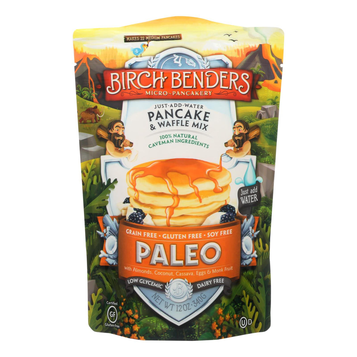 Birch Benders - Pancake And Waffle Mix - Paleo - Case Of 6 - 12 Oz