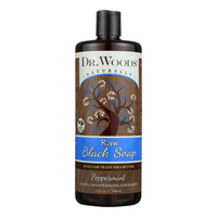 Dr. Woods Naturals Black Soap - Shea Vision - Peppermint - 32 Oz