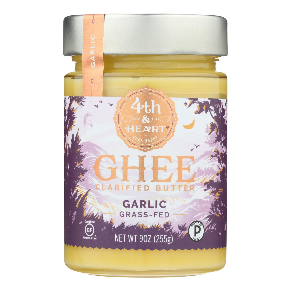 4th And Heart - Ghee - Garlic - Case Of 6 - 9 Oz