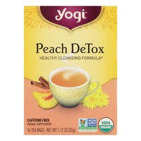 Yogi Detox - Peach - Case Of 6 - 16 Bags