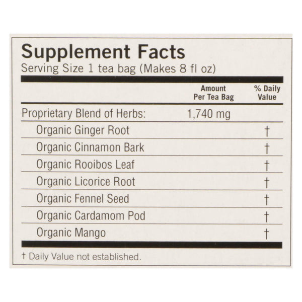 Yogi Tea - Organic - Mango Ginger - Case Of 6 - 16 Bag