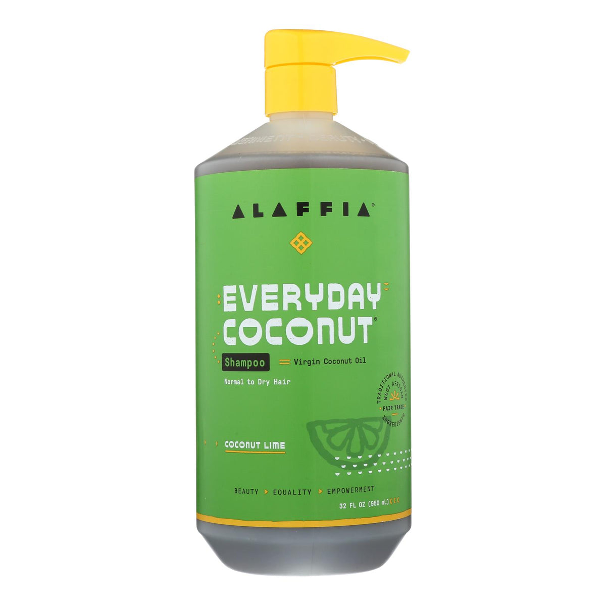 Alaffia - Everyday Shampoo - Coconut Lime - 32 Fl Oz.