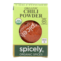 Spicely Organics - Organic Chili Powder - Case Of 6 - 0.45 Oz.