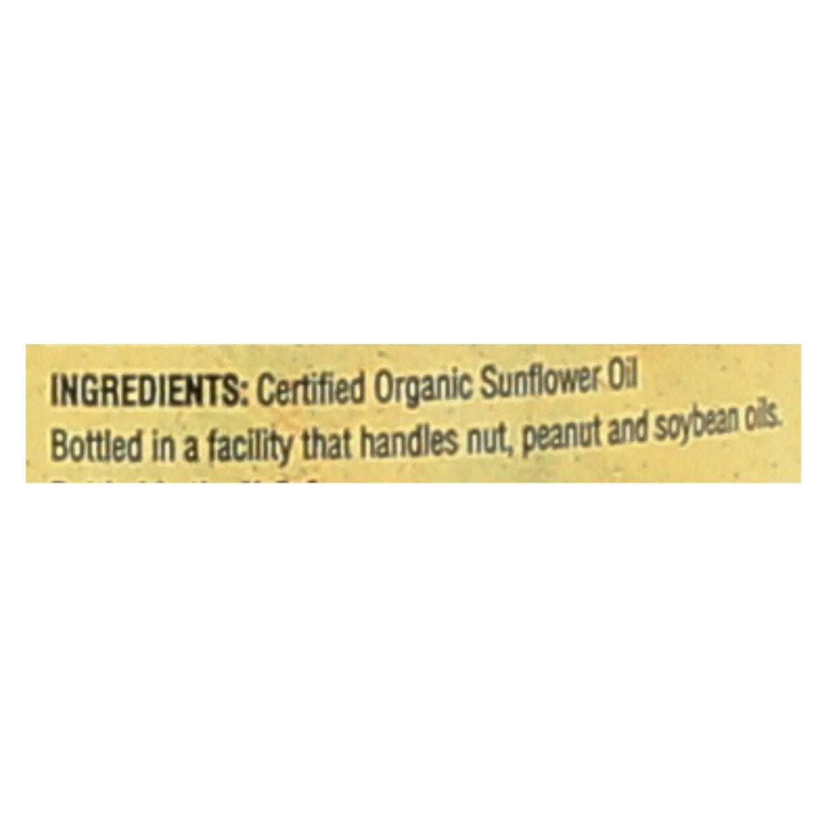 Napa Valley Naturals Organic Sunflower Oil - Case Of 12 - 25.4 Fl Oz.