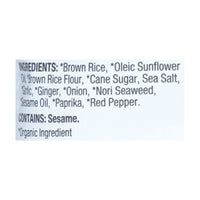 Lundberg Family Farms - Rice Ck Mini Ginger Swd - Case Of 6-5 Oz