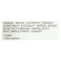 Bean Vivo - Chickpeas Coconut Curry - Case Of 6-10 Oz