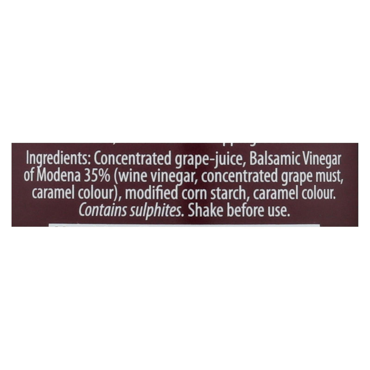 Monari Federzoni Glaze With Balsamic Vinegar Of Modena - Case Of 6 - 9.1 Fl Oz.