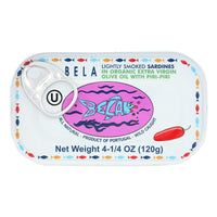 Bela-olhao Sardines - Sardines Piri Piri Smoke - Case Of 12-4.23 Oz