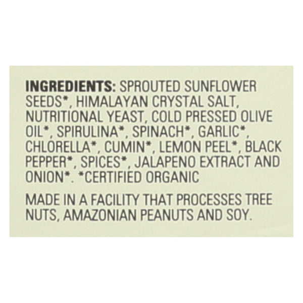 Living Intentions Organic Sprouted Seeds - Sunflower And Greens - Case Of 6 - 8 Oz.