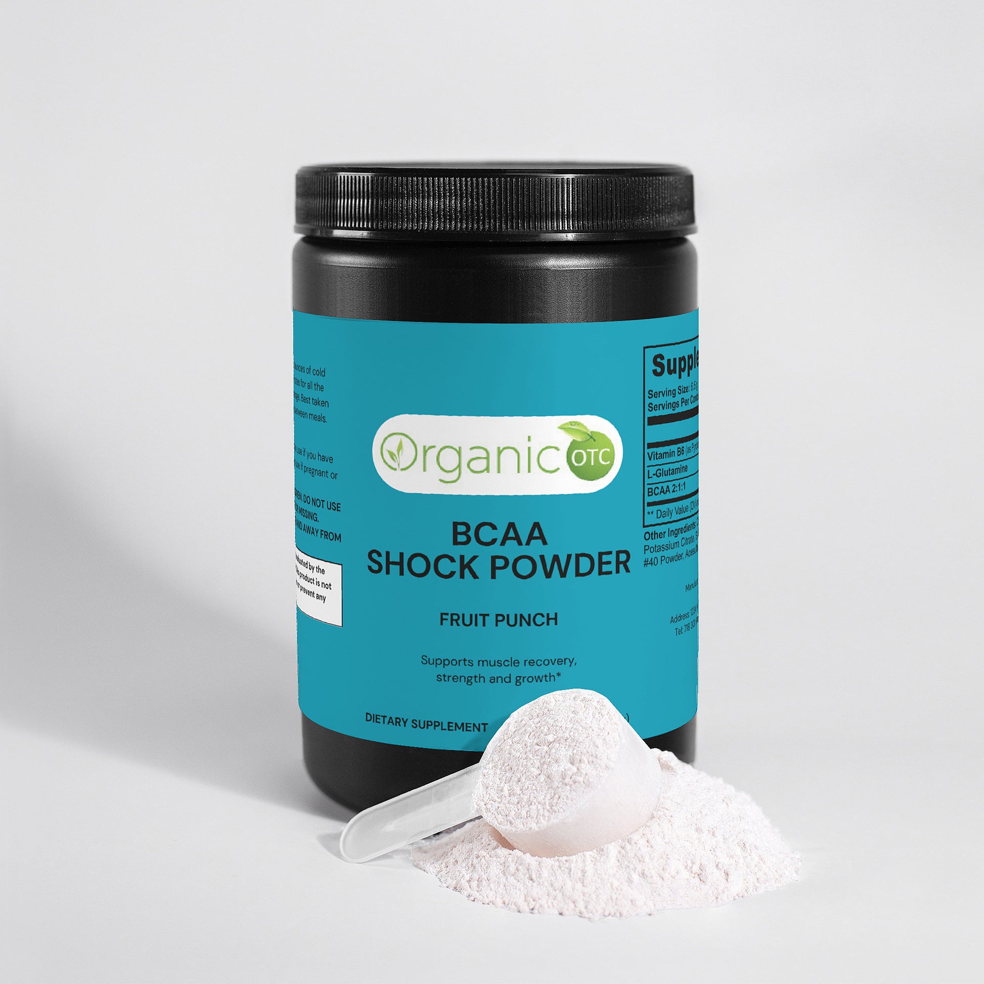 BCAA Shock Powder (Fruit Punch) - Organic OTC