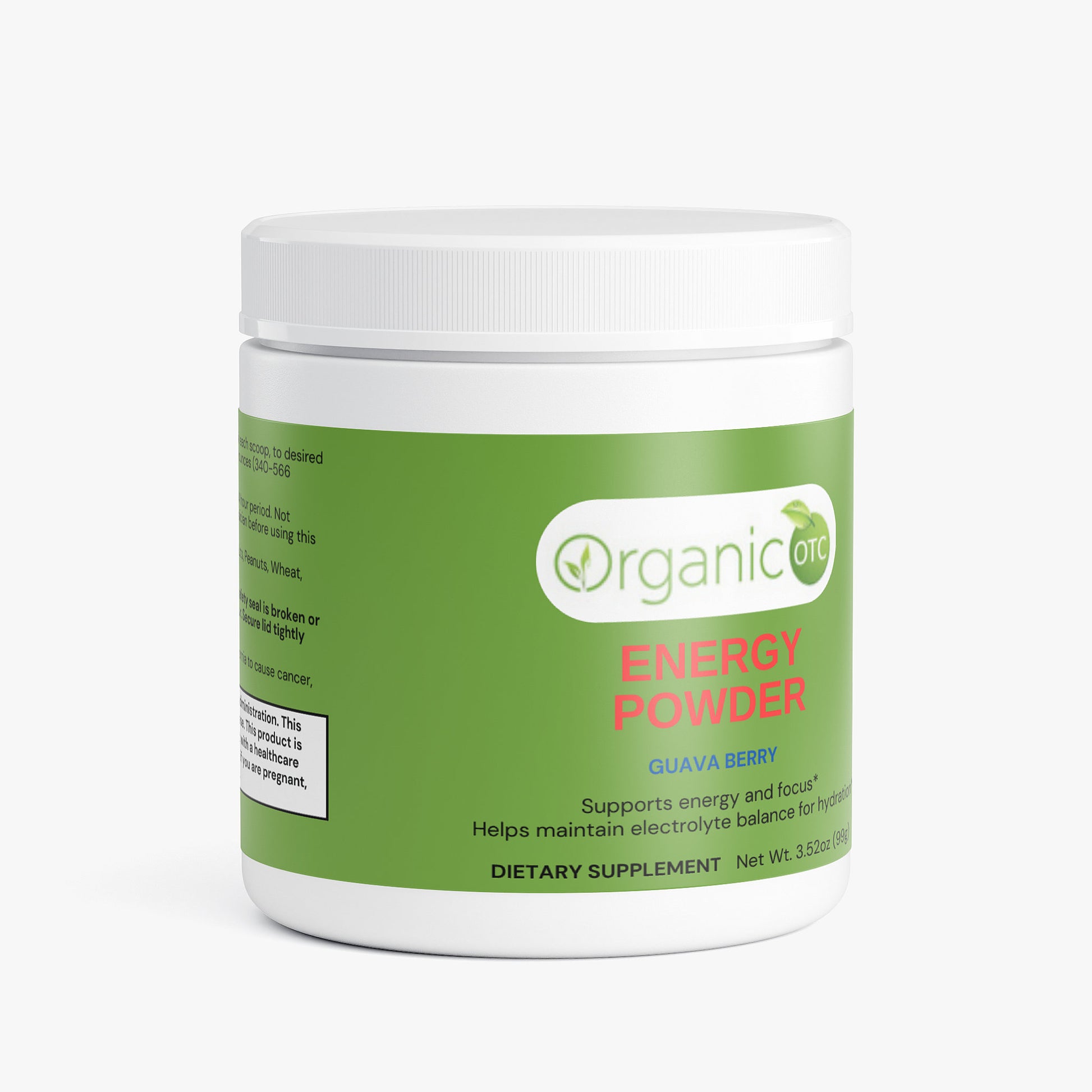 Energy Powder (Guava Berry) - Organic OTC