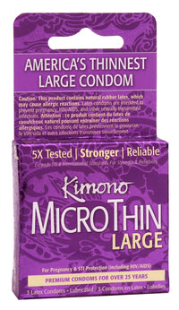 Kimono Microthin Large 3pk