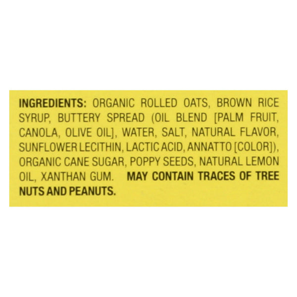 Bobo's Oat Bars - Oat Bites Lemon Poppyseed - Case Of 6-5/1.3 Oz