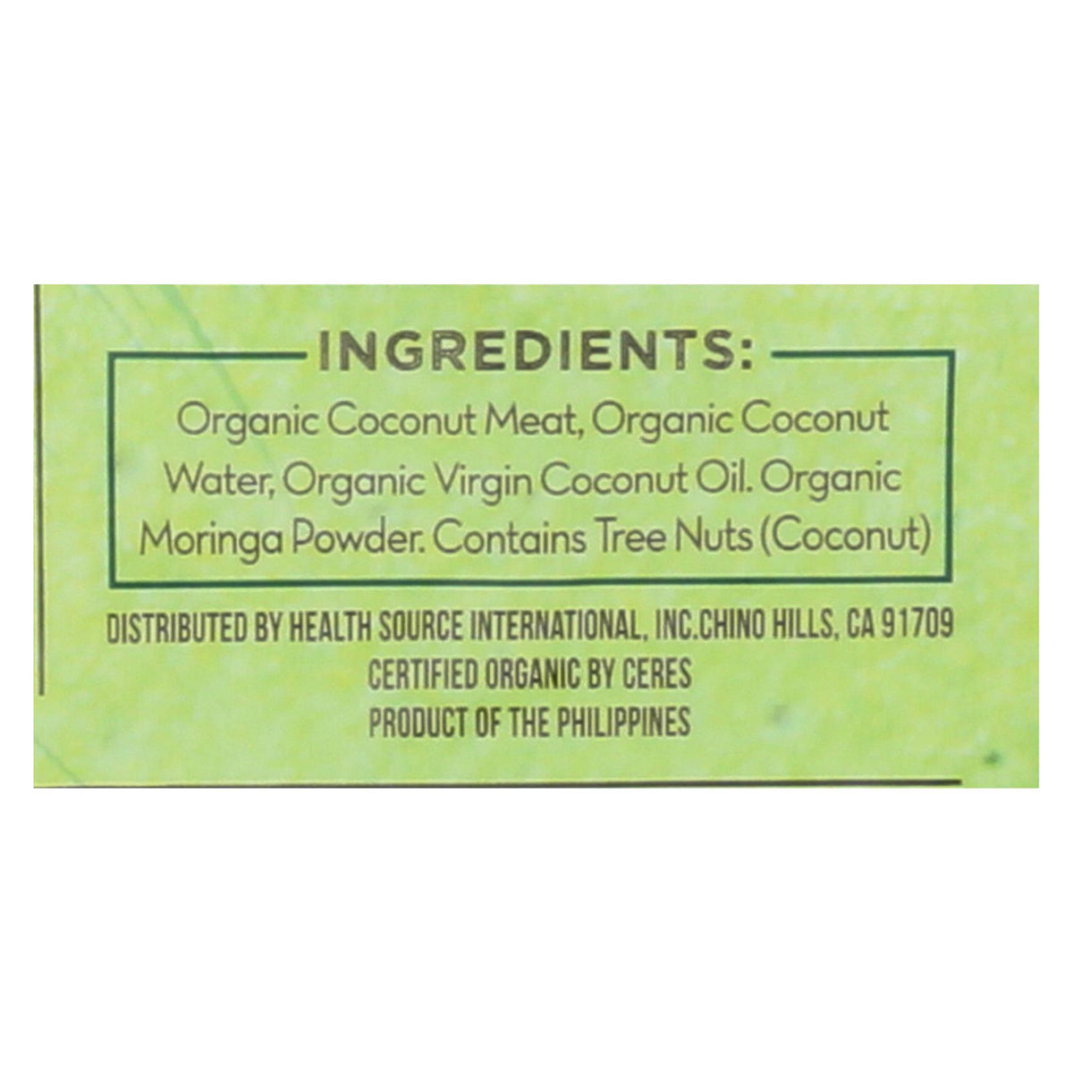 Nuco Organic Coconut Wraps  - Case Of 12 - 2.47 Oz