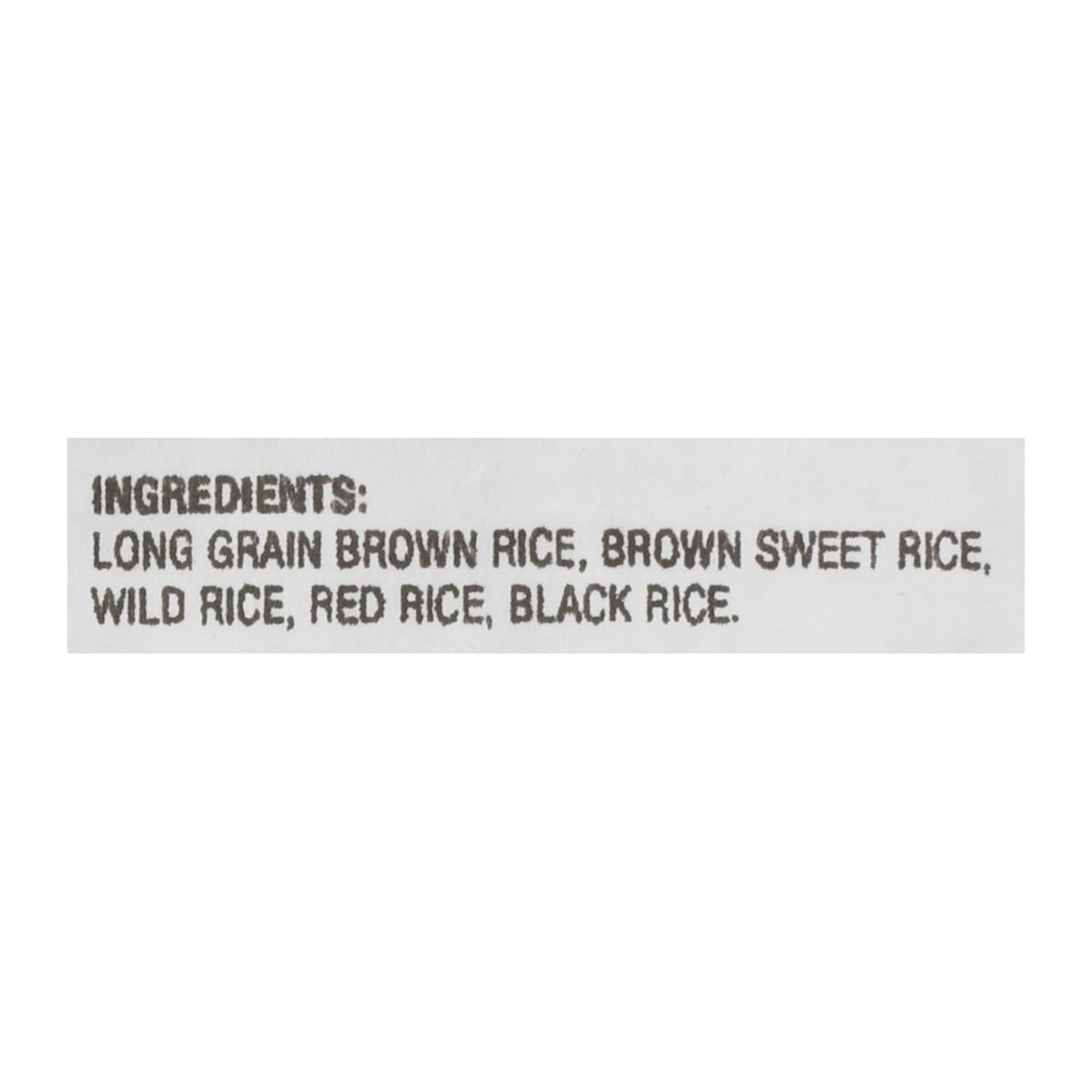 Lundberg Family Farms Wild Blend Whole Grain Brown Rice - Single Bulk Item - 25lb