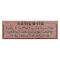 Nuco Cinnamon Organic Coconut Wraps  - Case Of 12 - 2.47 Oz