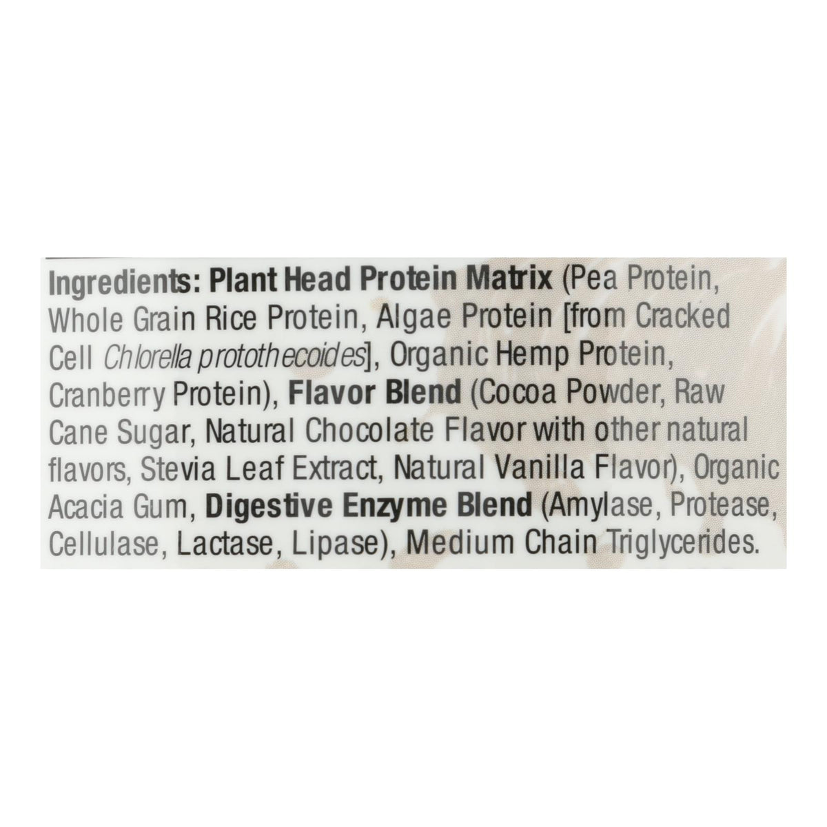 Genceutic Naturals Plant Head Protein - Chocolate - 1.7 Lb