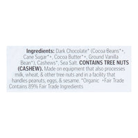 Theo Chocolate - Bar Salted Cshew 85% - Case Of 12-3 Oz