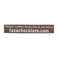 Taza Chocolate Organic Chocolate Mexicano Discs - Super Dark - Case Of 12 - 2.7 Oz.