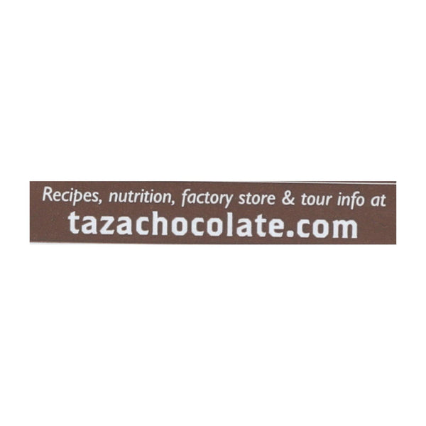 Taza Chocolate Organic Chocolate Mexicano Discs - Super Dark - Case Of 12 - 2.7 Oz.