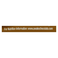 Awake Chocolate - Bites Chocolate Caramel - Case Of 50-.58 Oz