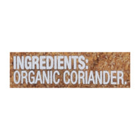 Simply Organic - Coriander Seed Organic Ground - Case Of 6 - 2.29 Ounces